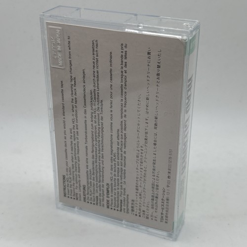 Head Cleaner for Cassette Tape Recorders - TDK - HCL-11 - Zdjęcie 3 z 4