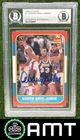 Kareem Abdul-Jabbar Signed BAS Auto Authentic 1986-87 Fleer Los Angeles Lakers