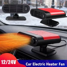 1200W Heater Portable Heating Cooling Fan Defroster Demister for Car Truck 12V