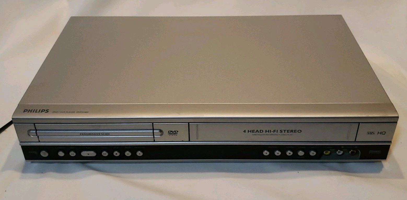 Philips DVP3340V DVD VCR Combo 4-Head Hi-Fi Player TESTED READ