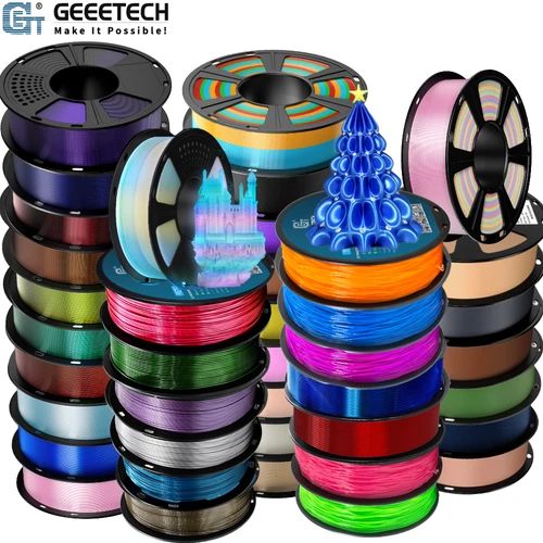【Buy 5 Get 5 Free!Add 10】GEEETECH 3D Printer Filament 1KG PLA ABS+ PETG TPU ASA