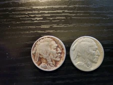 2 Indian Head Nickles Dates Are Ledgable  1937 And 1935
