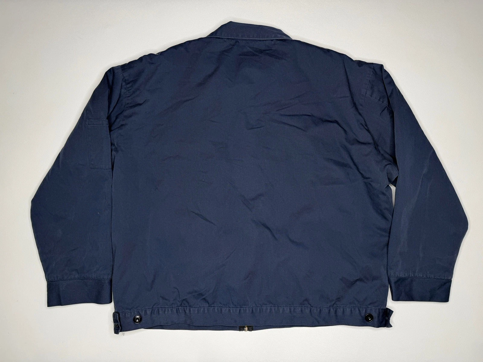 Vintage Honda Mechanic Work Parts Delivery Jacket Blue | XXL image 7