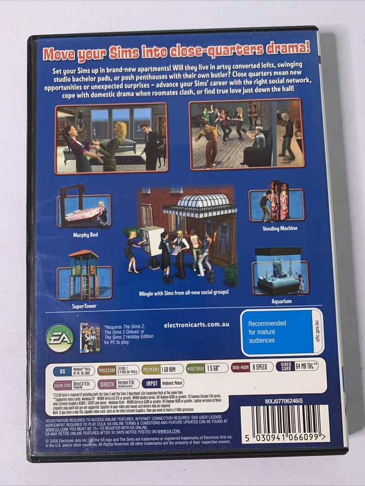 The Sims 2: Apartment Life Expansion Pack PC DVD Windows Game - Image 2 of 4