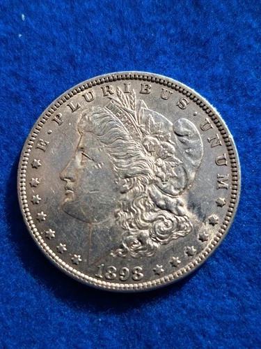 1898 Silver Morgan Dollar.  Very Nice, Luster, AU-MS