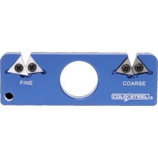 Compact Blue Knife Sharpener Coarse Carbide Ceramic for Pocket Knives