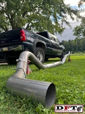 5" FULL Exhaust Pipe 2001-2007 Chevrolet GMC Duramax 6.6L 2500HD Chevy Diesel