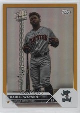 2023 Topps Pro Debut Gold Foil 15/50 Kahlil Watson #PD-153 uk2