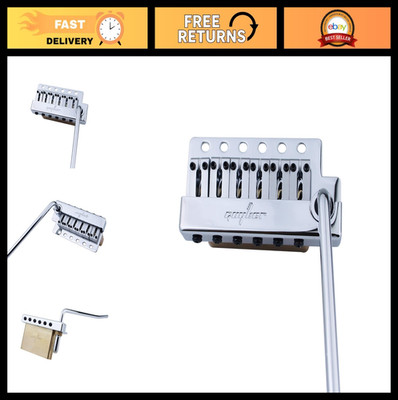 Guitar Tremolo Bridge Kit 10.8MM String Spacing, Brass Saddle & Block, Vibrato B