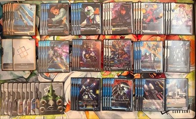 Gundam V Norn Deck Trading Card Game Built Set with Tokens & Resources
