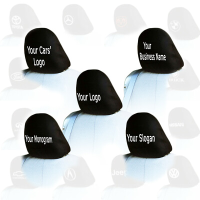 For Honda Customized Personalized AUTO Truck SUV Car Headrest  Cover 1 Piece
