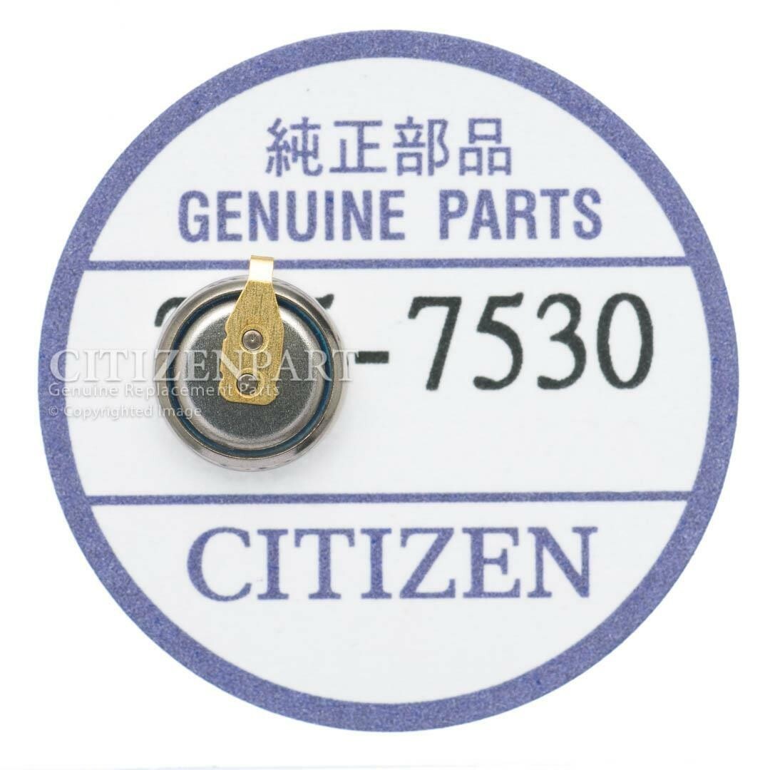 Citizen Eco-Drive 295-7530 Rechargeable Battery Capacitor Sealed