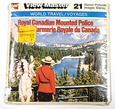 Vintage Gaf View-Master B750 Royal Kanadische Montiert Polizei   Verpackt Sammel