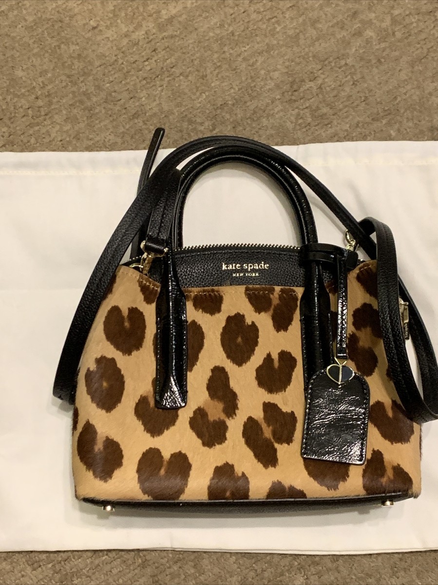 Kate Spade New York Margaux Haircalf Mini Satchel, Natural Multi  