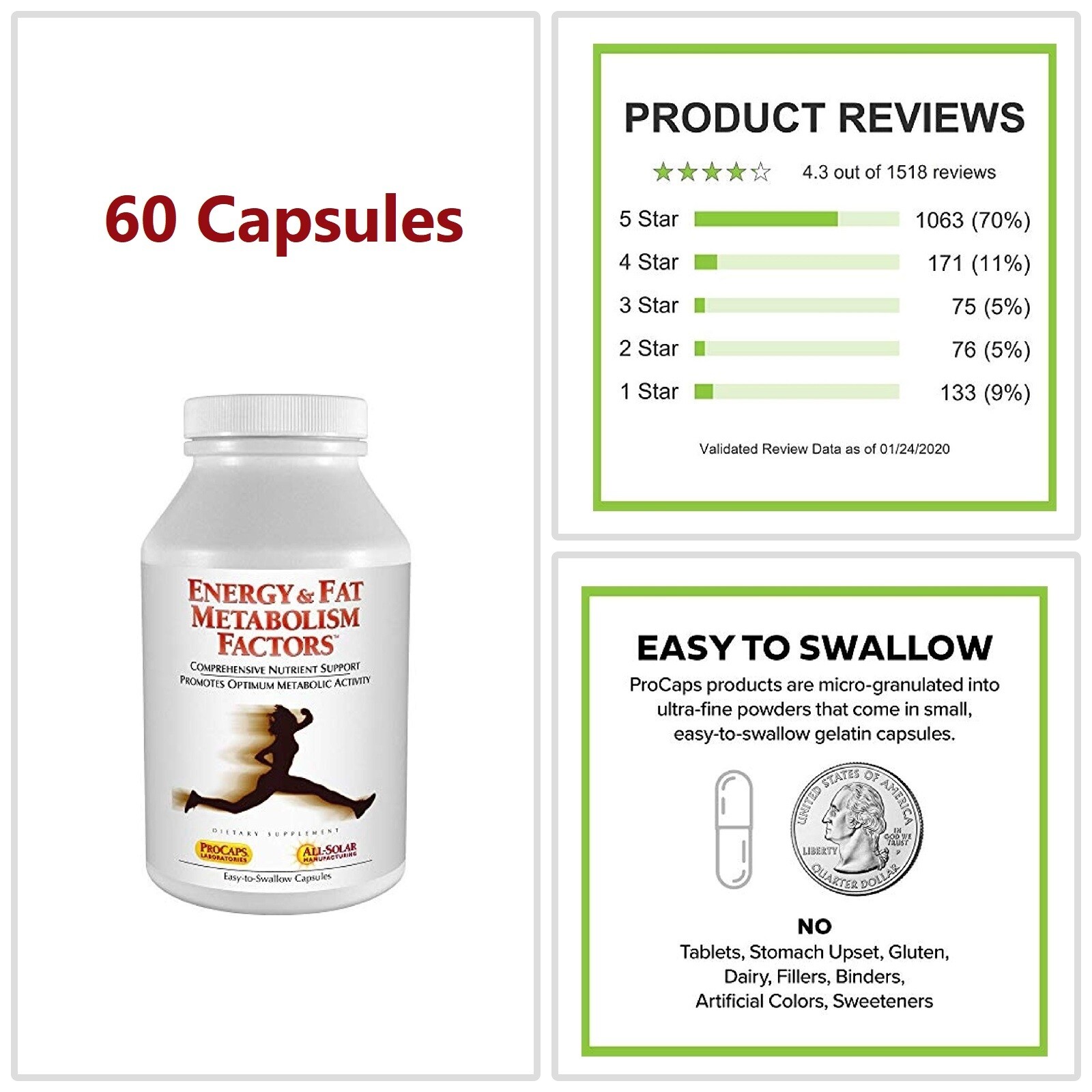 Andrew Lessman Energy Fat Metabolism Factors 60 Capsules For Sale Online Ebay