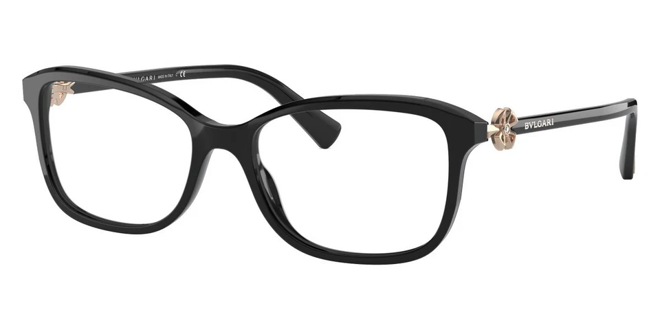 BVLGARI Eyeglasses BV4191BF 501 Black Frame W/ Clear Demo Lens