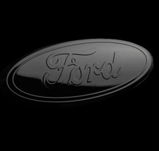 Ford Logo Emblem Premium 9 Full Black Oval Black Logo For Grille Tailgate