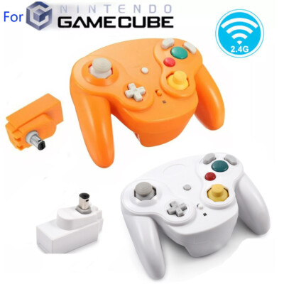 Classic Wireless Game Controller With Adapter Wavebird For Gamecube Retro GC NGC