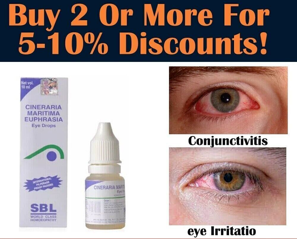 Eye Drops for Human - Bacterial, Viral and Fungal & Infections (pack of 2)