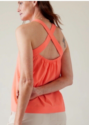 ATHLETA Arrival Tank XL 16 Orange NWT Retail $75 | eBay