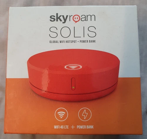 Skyroam Solis. Global WiFi Hotspot & 6000mAh Powerbank.