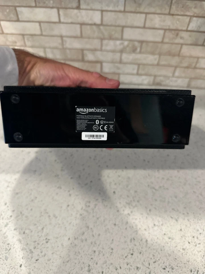 AmazonBasics Portable Bluetooth Speaker System - Black - Image 3 of 4