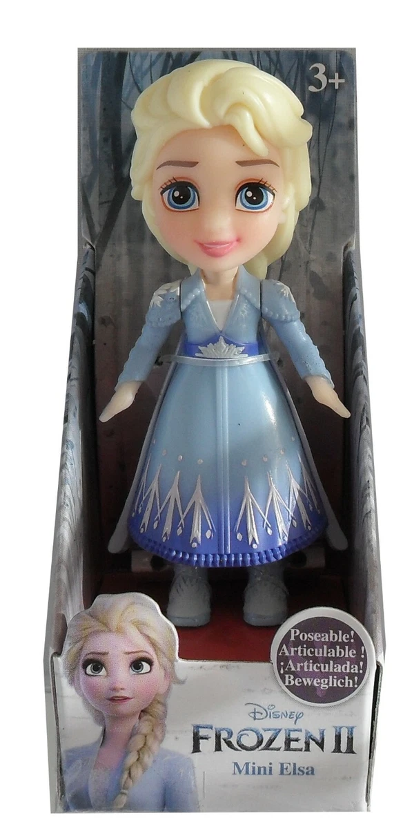 Disney Frozen II Elsa Mini Doll 3 Inch Princess Poseable Figure