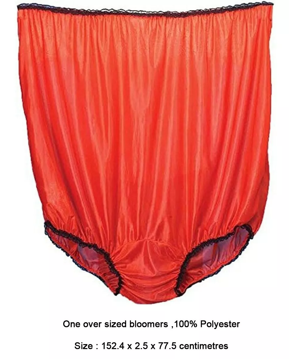 Red Granny Undies Costume Big Momma Giant Grandma Underwear Stag Party  Bloomers