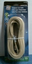 Monster 140549-00, 50' Telephone Line Cable, Ivory, FREE SHIPPING