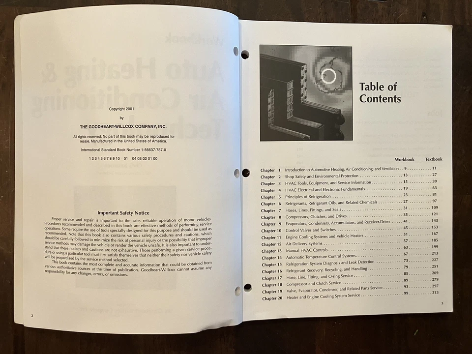 ASE Workbook Auto Heating & Air Conditioning Technology by Johanson, Chris - Image 3 of 4