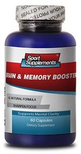 Brain  Memory Booster 777mg - Supports  Maintains Memory - Diet Supplements 1B
