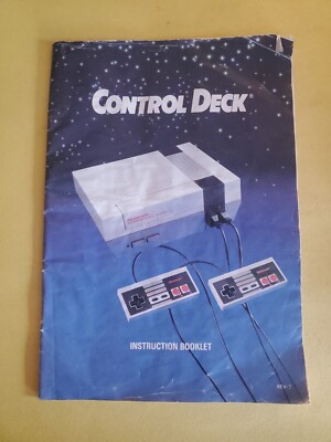 Nintendo NES: Control Deck System Console REV-7 [Instruction Book Manual ONLY]