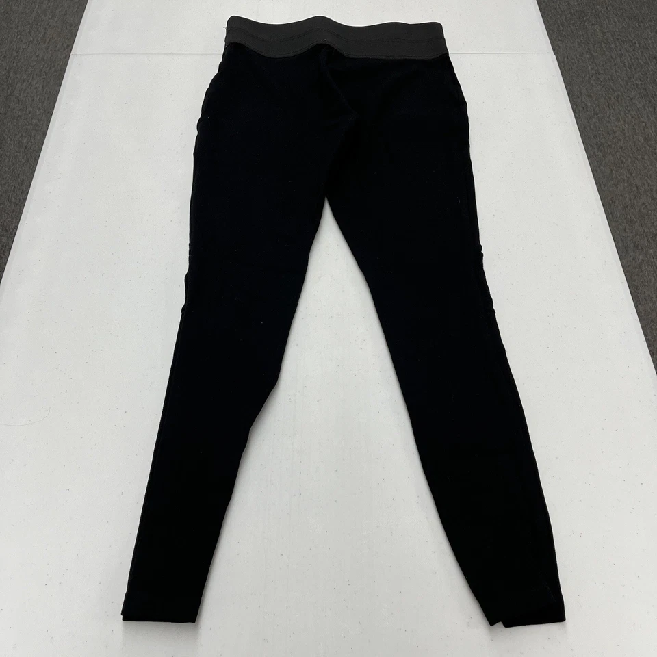 Leggings DKNY para mujer negros de cintura alta talla XS Foto 3 de 4