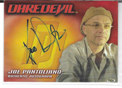 2003 topps daredevil movie joe pantoliano autograph