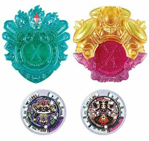 NEW Bandai Yo-kai Watch Youkai medal ♪ Set 02 Tomodachi Yokai 8 Medal Set  Japan