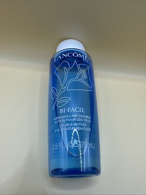 Lancome Bi-facil Double Action Eye Makeup Remover, 2.5oz/75ml New