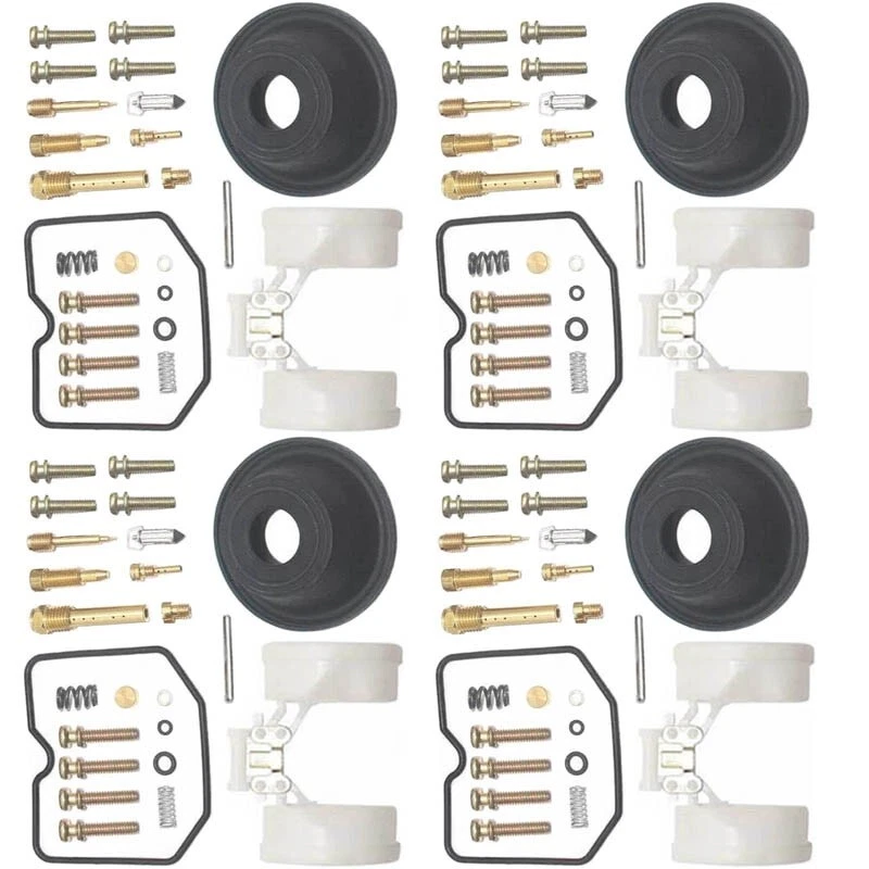 4X FOR Kawasaki ZX1100 GPZ 1100 1995-1996 Carburetor Repair Kit Diaphragm Float - Imagem 3 de 3