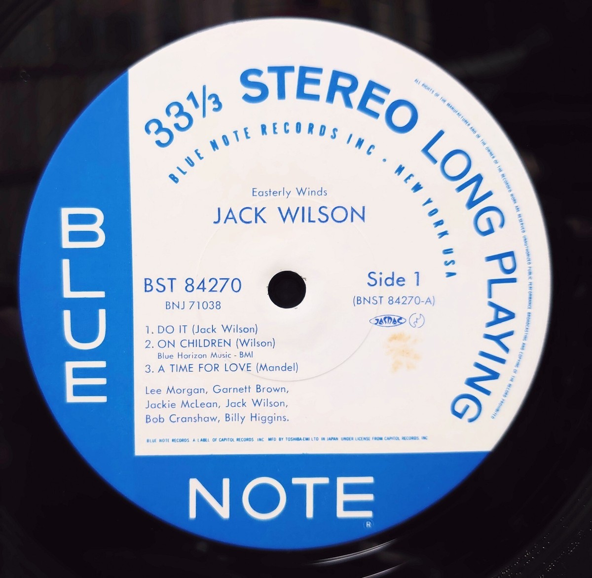 ワールドワイドLP Jack Wilson Easterly Winds B003479801 Blue Note /00260 JACK WILSON - Jack Wilson - Easterly Winds LP (Tone Poet