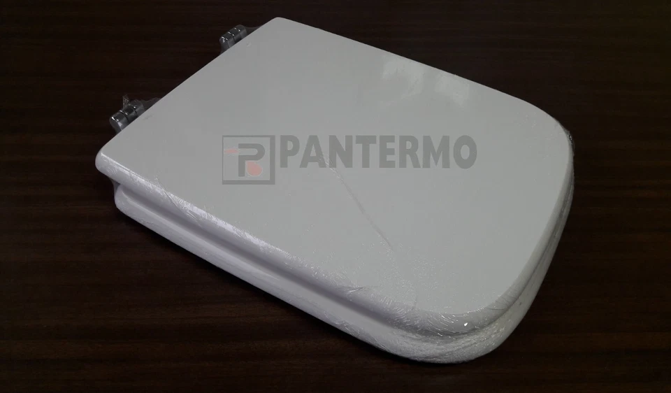 SEDILE WC LEGNO ASSE COPRIWATER CLIO GLOBO BIANCO M3400L2 - Immagine 3 di 4