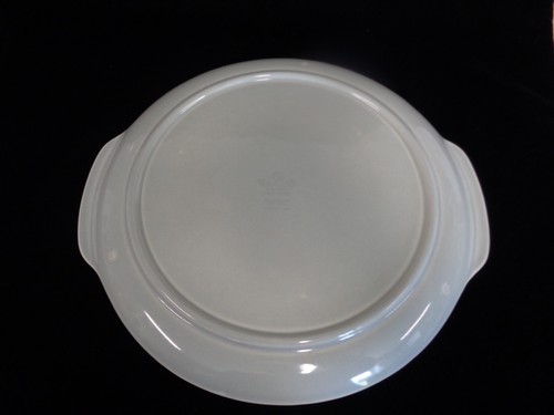 Vintage 1950's Sears Harmony House 11.5" Round Tab Handled Platter - Dawn Gray - Picture 2 of 3