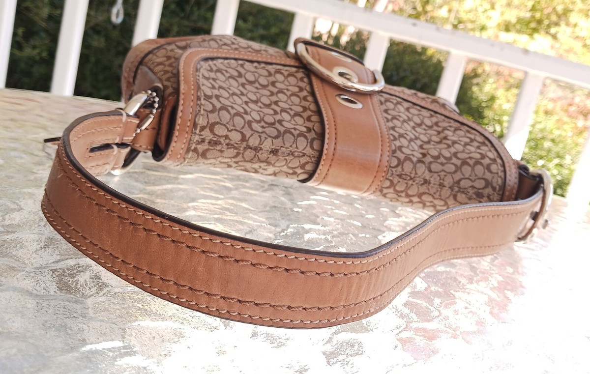 Coach F10925 SMALL Vintage Soho British Tan Leather Coach F10925 SMALL Vintage Soho British Tan Leather