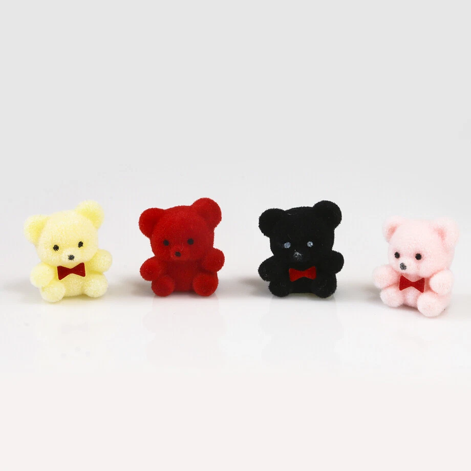 Flocked best sale teddy bears