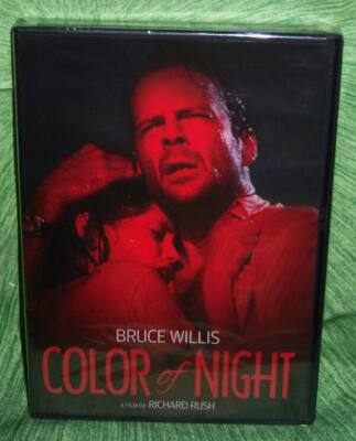 NEW RARE OOP KINO BRUCE WILLIS JANE MARCH COLOR OF NIGHT 2 DISC MOVIE DVD 1994