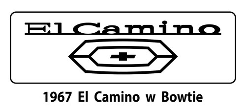 64-72 El Camino Custom Rubber Floor Mats - Choose Color and Logo - Bild 12 von 22