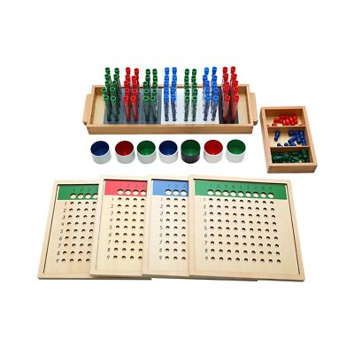 Kghios Montessori Long Division Board (Test Tube Division Group),Montessori M...