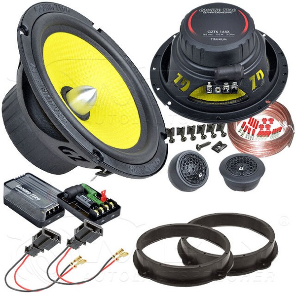 Ground Zero Lautsprecher FüR Seat Leon Iii 5F Ab 2012 Front TüR Vorn 150W #AT1S-image