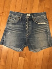 Citizens Of Humanity Annabelle Cut Off Short Sz 25 Color Scany blue 