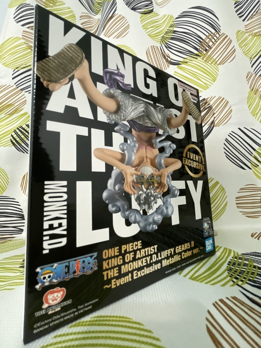 Anime Expo One Piece Metallic Gear 5 Monkey.D.Luffy Statue
