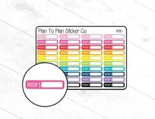 1090~~Payday Boxes Planner Stickers.