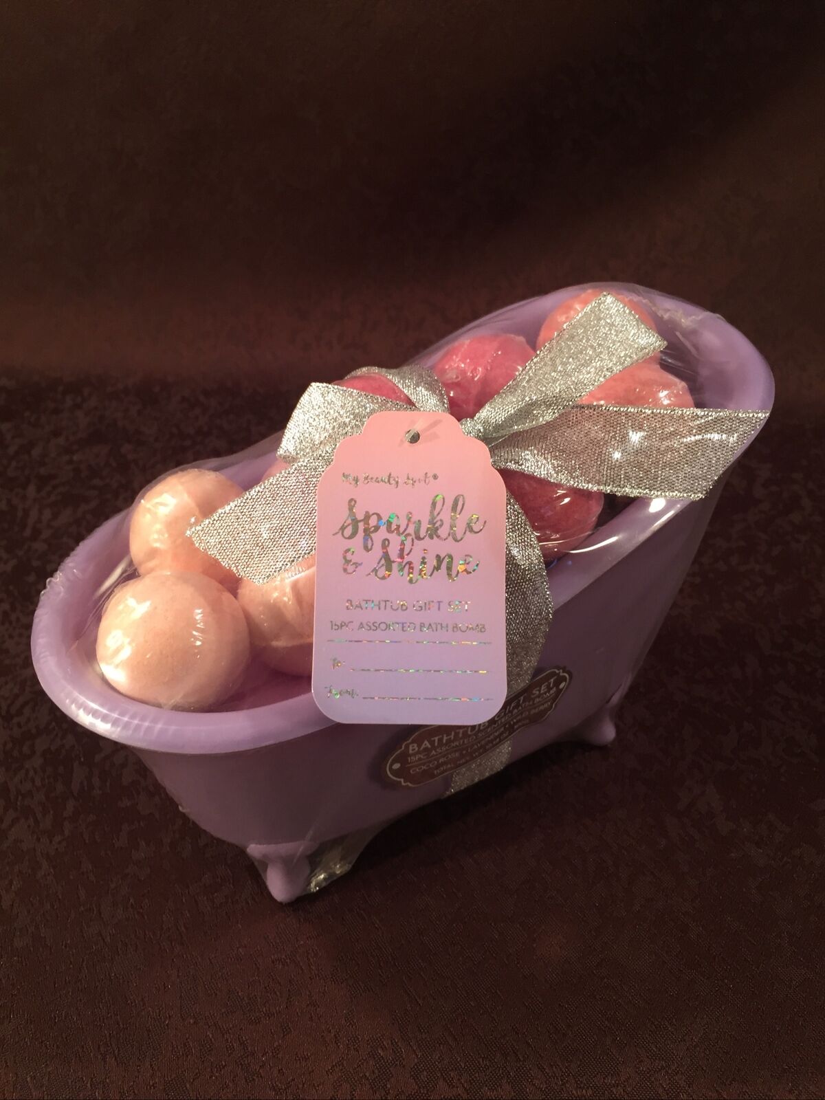 4 Willy Bath Bombs in Aroma Bomb Fragrance With Pink Glitter 